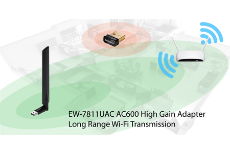 EW-7811UAC Dual-Band Long Range USB Wi-Fi Adapter